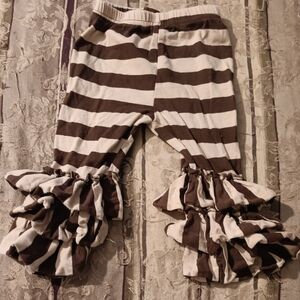 Brown stripped bottoms